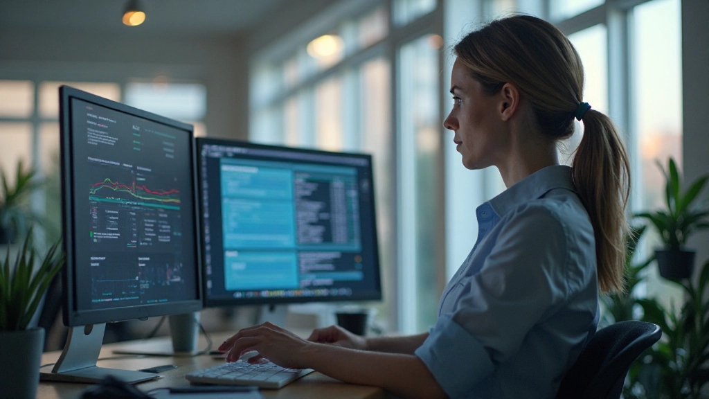 Grafiek toont stijgende trend van gebruikers die rationeel denken oefenen, statistieken en analyseresultaten op computerscherm